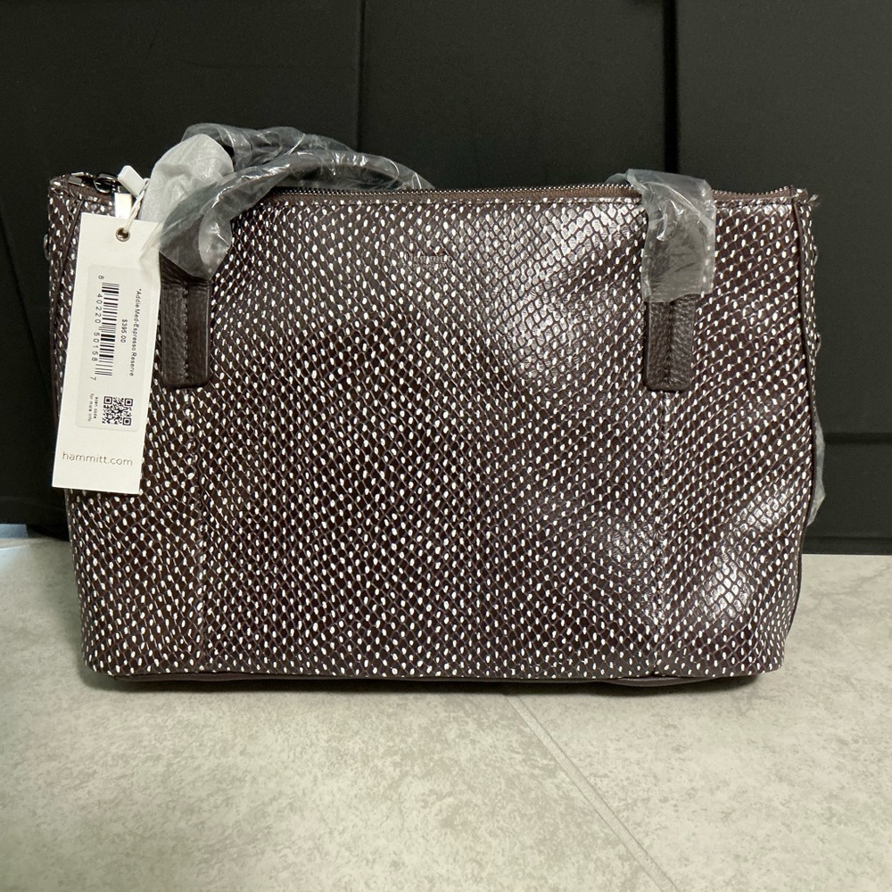 Hammitt Brown and White Handbag